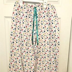 Garnet Hill flannel pajama pants